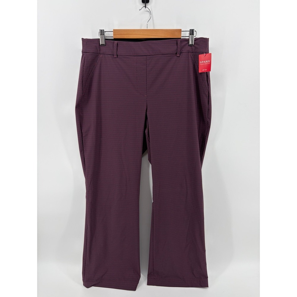 Spanx, Sunshine Solutions Kick Flare Pants, Geo Scape UPF 50+, Size XL, NWT